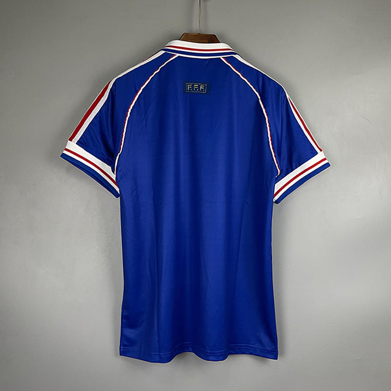 France Home 1998 Retro Football Shirt