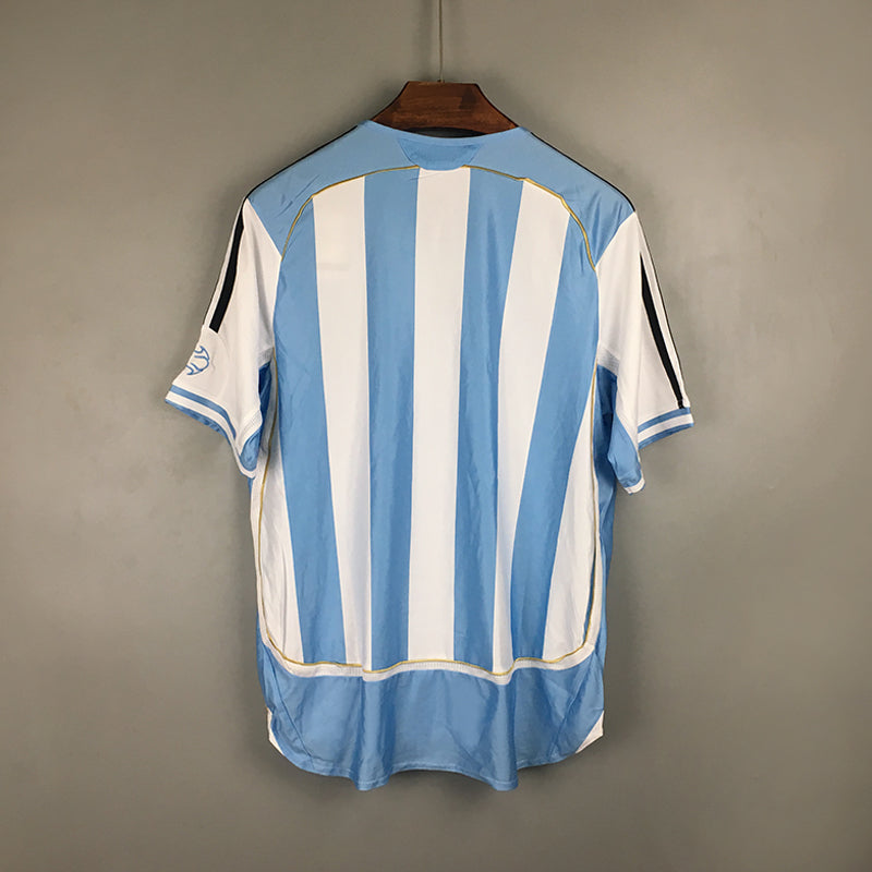 Argentina Home 2006 Retro Football Shirt