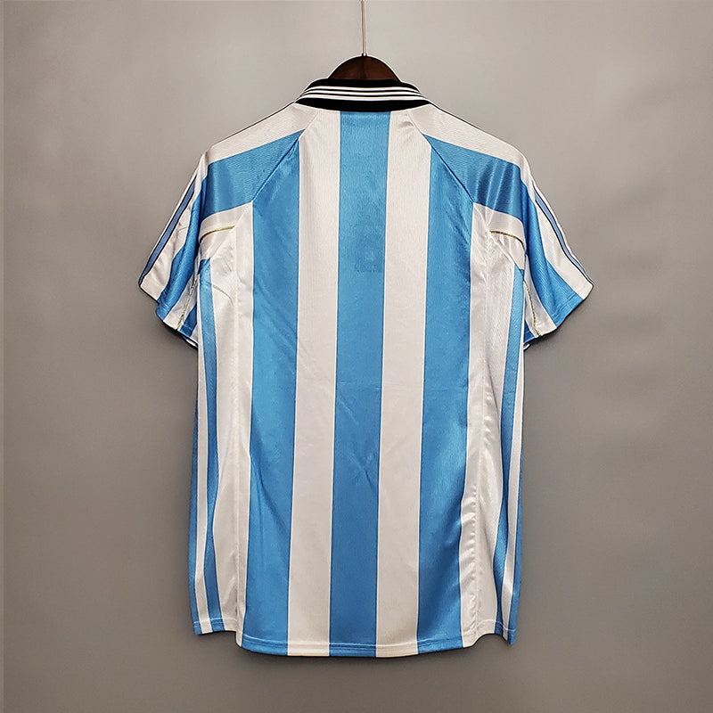 Argentina Home 1998 Retro Football Shirt