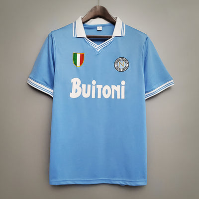 Napoli Home 1986/87 Retro Football Shirt