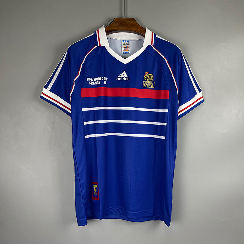 France Home 1998 Retro Football Shirt