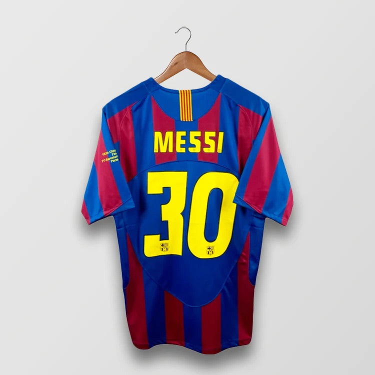 Barcelona 2006 Home - Retro Football Shirt - Messi 30