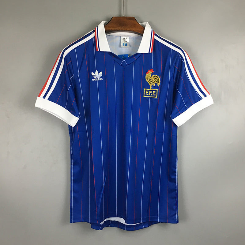 France Home 1982 Retro Football Shirt