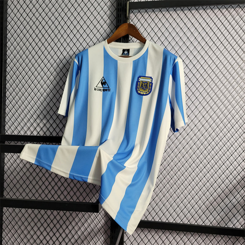 Argentina Home 1986 Retro Football Shirt