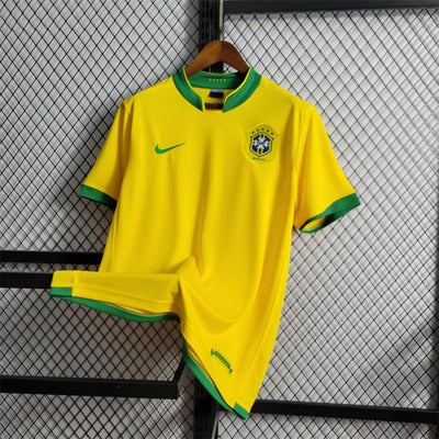 Brazil Home 2006 Retro Football Shirt