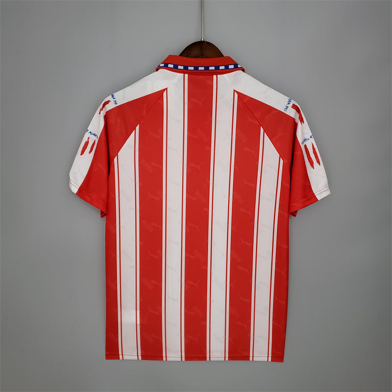 Atletico Madrid Home 1994/95 Retro Football Shirt