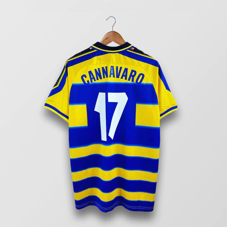 PARMA 1999 Home - Retro Football Shirt - CANNAVARO 17